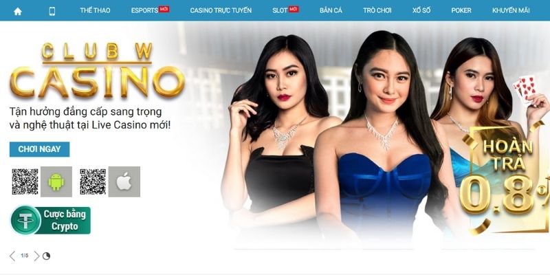 Casino W88 trở thành tâm điểm cá cược số 1 tại khu vực